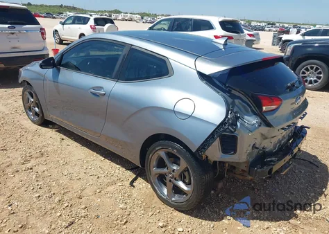 2019 Hyundai Veloster 2.0 from USA, damaged, VIN KMHTG6AF9KU018597